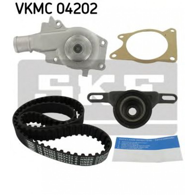 VKMC 04202 SKF - Насос охолоджуючої рідини + комплект зубчатого ремня